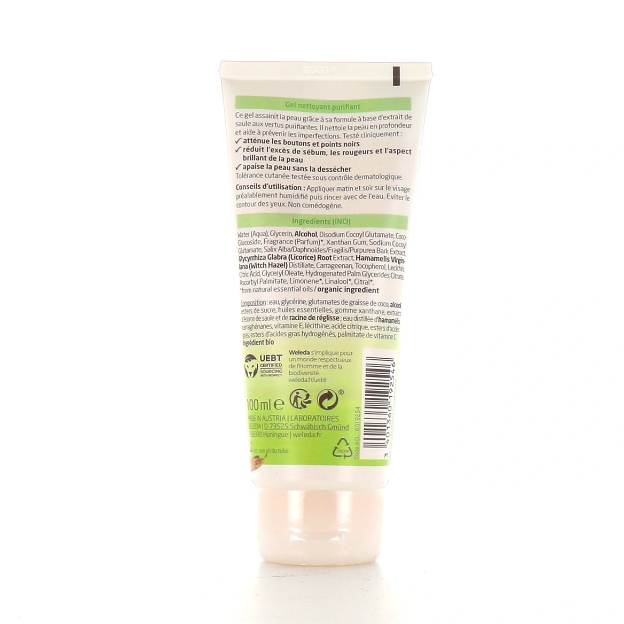 Weleda Gel Nettoyant Purifiant Saule Bio - Vue 2