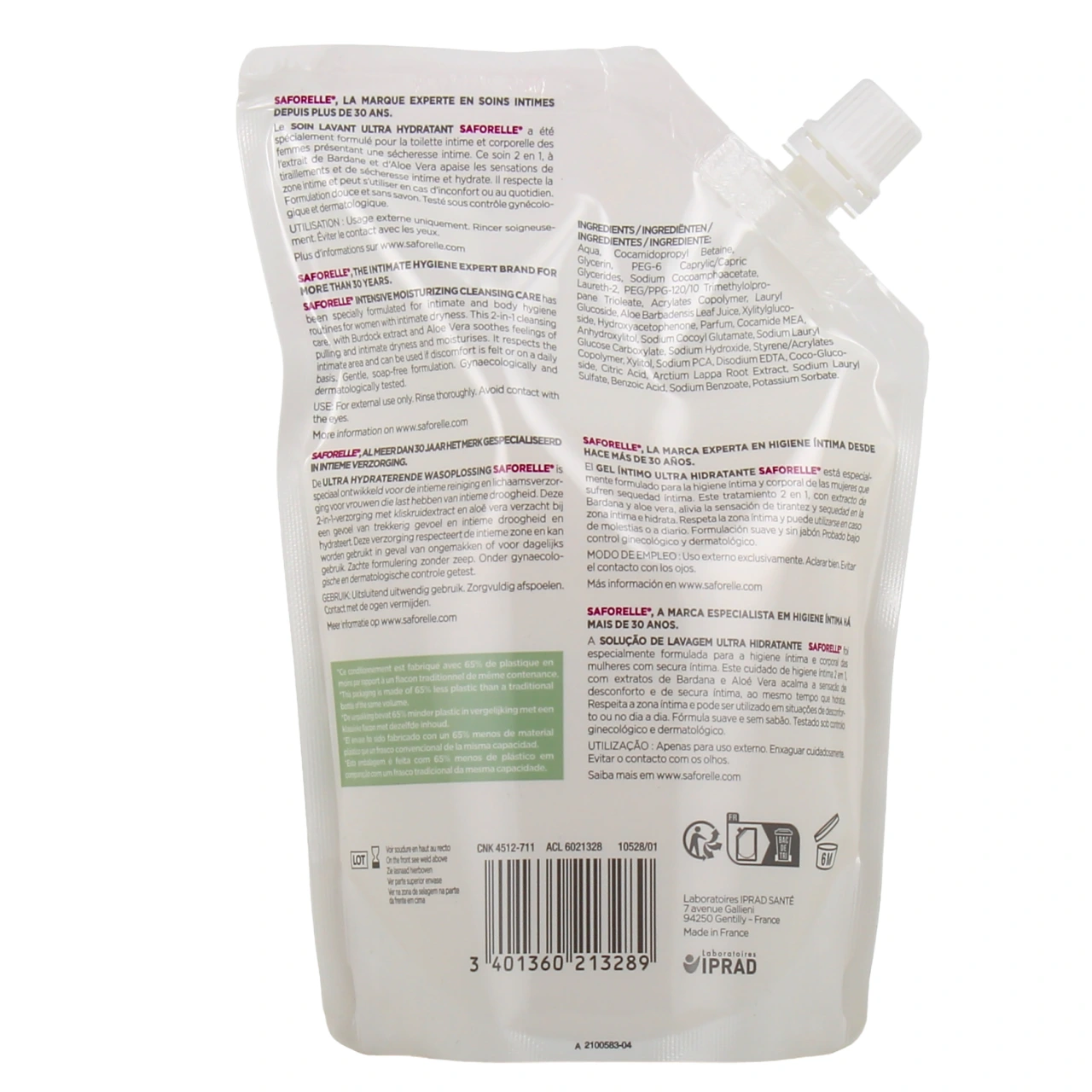 Saforelle Soin Lavant Ultra-Hydratant - Vue 3