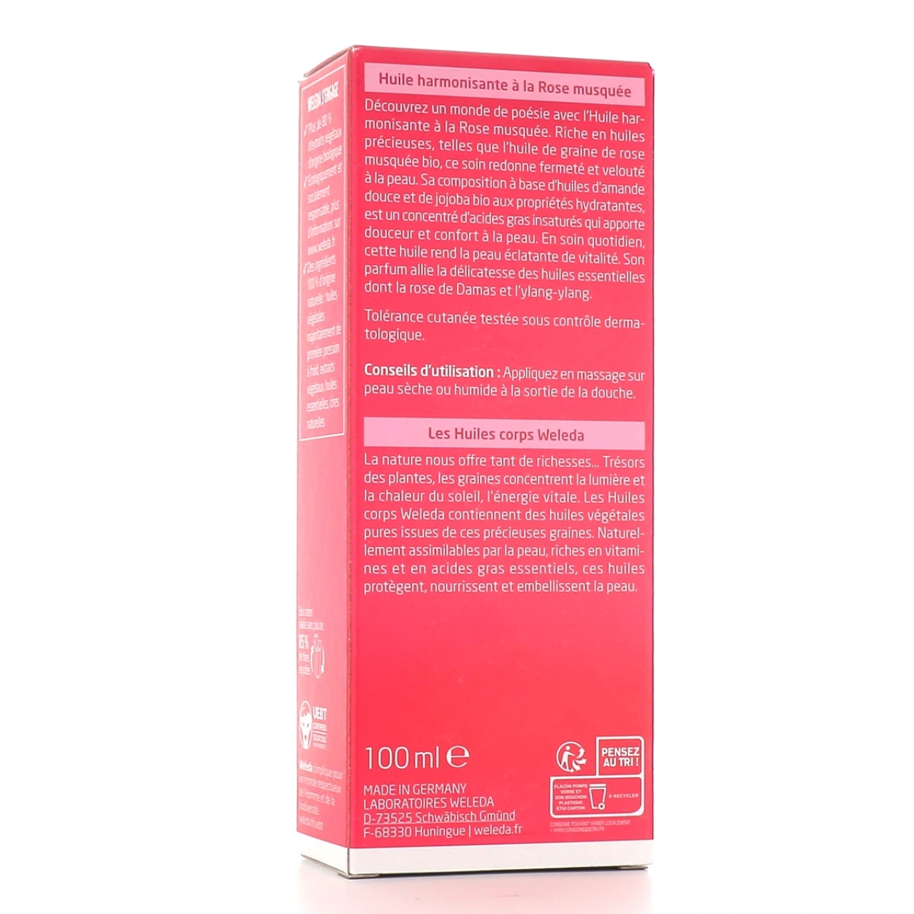 Weleda Huile Harmonisante Rose Musquée - Vue 2
