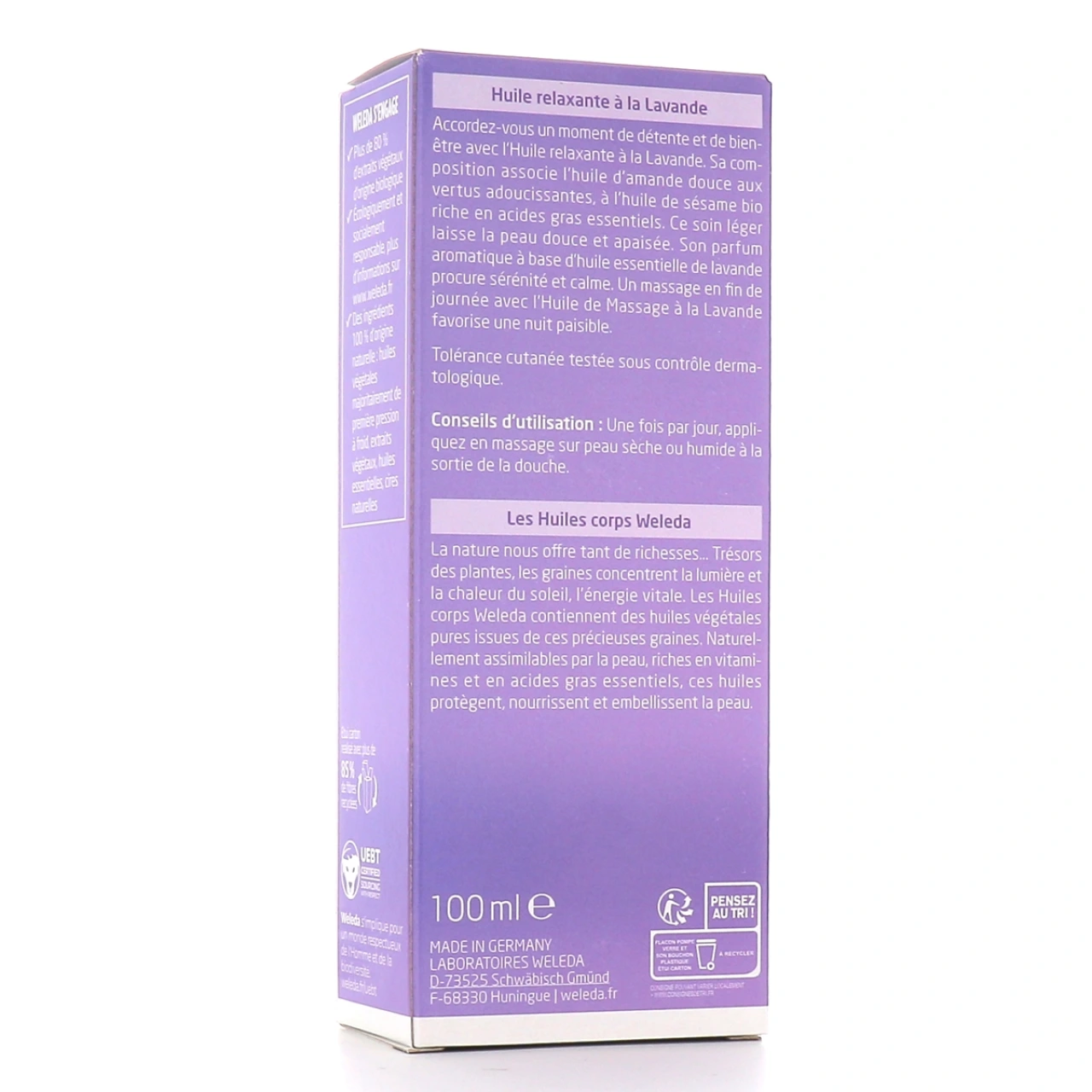 Weleda Huile relaxante lavande - Vue 2