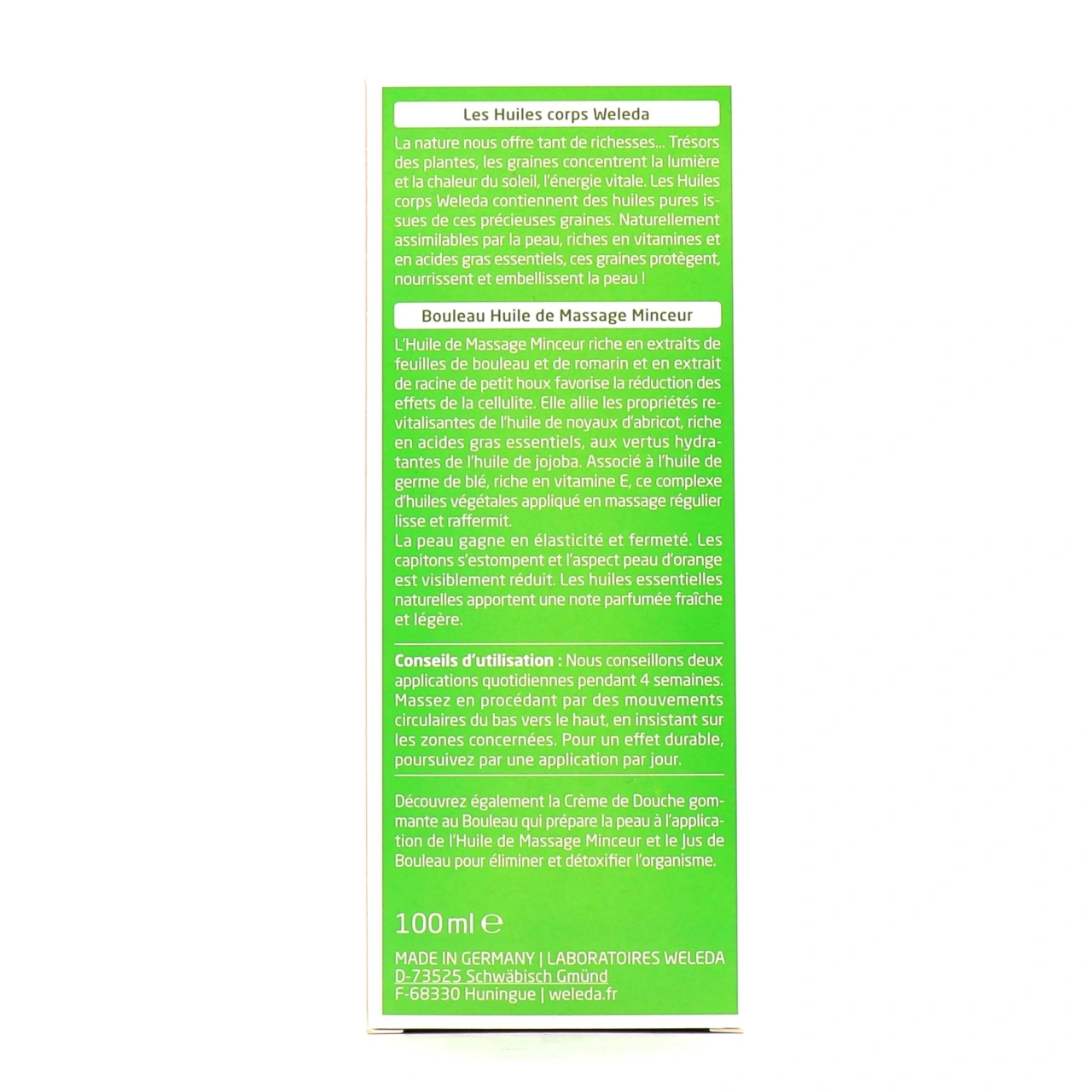 Weleda Huile de Massage Minceur - Vue 2