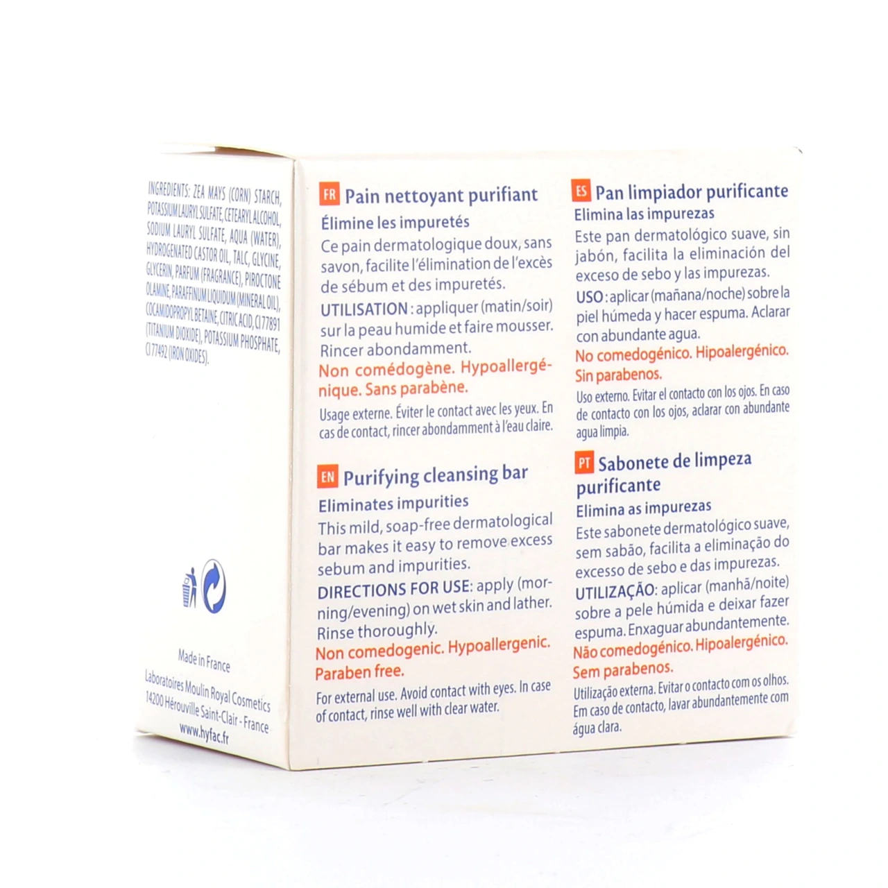 Hyfac Pain Nettoyant Purifiant - Vue 2