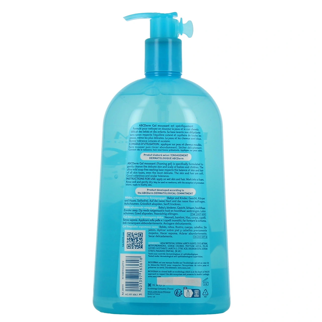 Bioderma ABCDerm Gel Moussant Nettoyant Doux - Vue 3