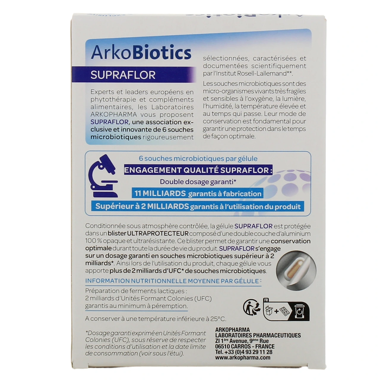 Arkopharma Arkobiotics Supraflor - Vue 3