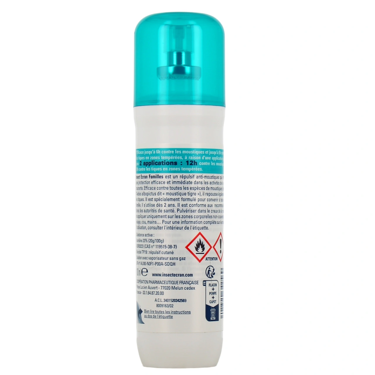 Insect Ecran Familles Anti-Moustiques Spray - Vue 3