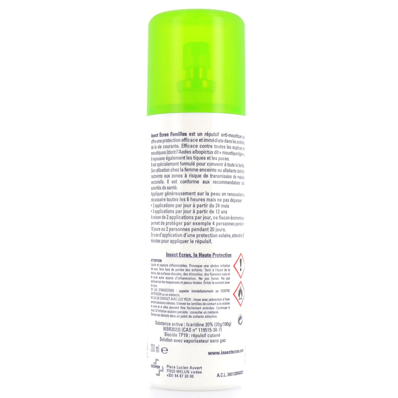 Insect Ecran Familles Anti-Moustiques Spray - Vue 8