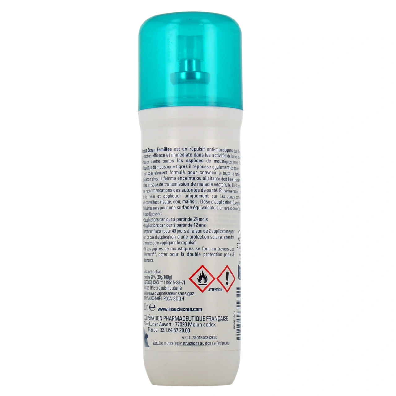 Insect Ecran Familles Anti-Moustiques Spray - Vue 9