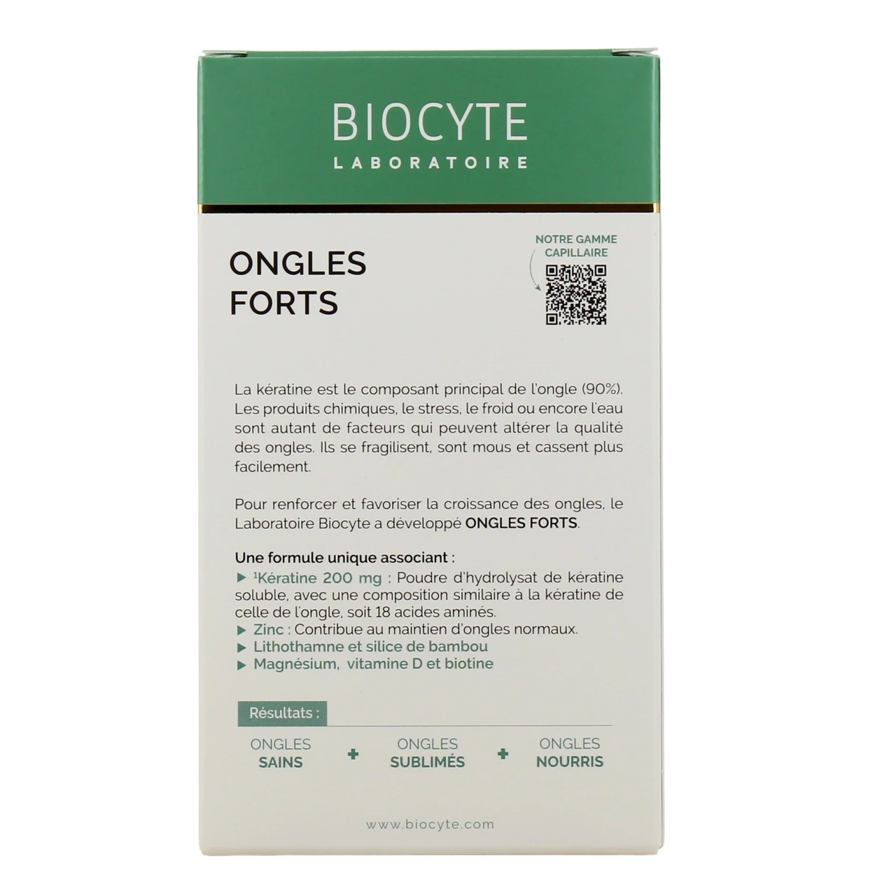 Biocyte Ongles Forts - Vue 3