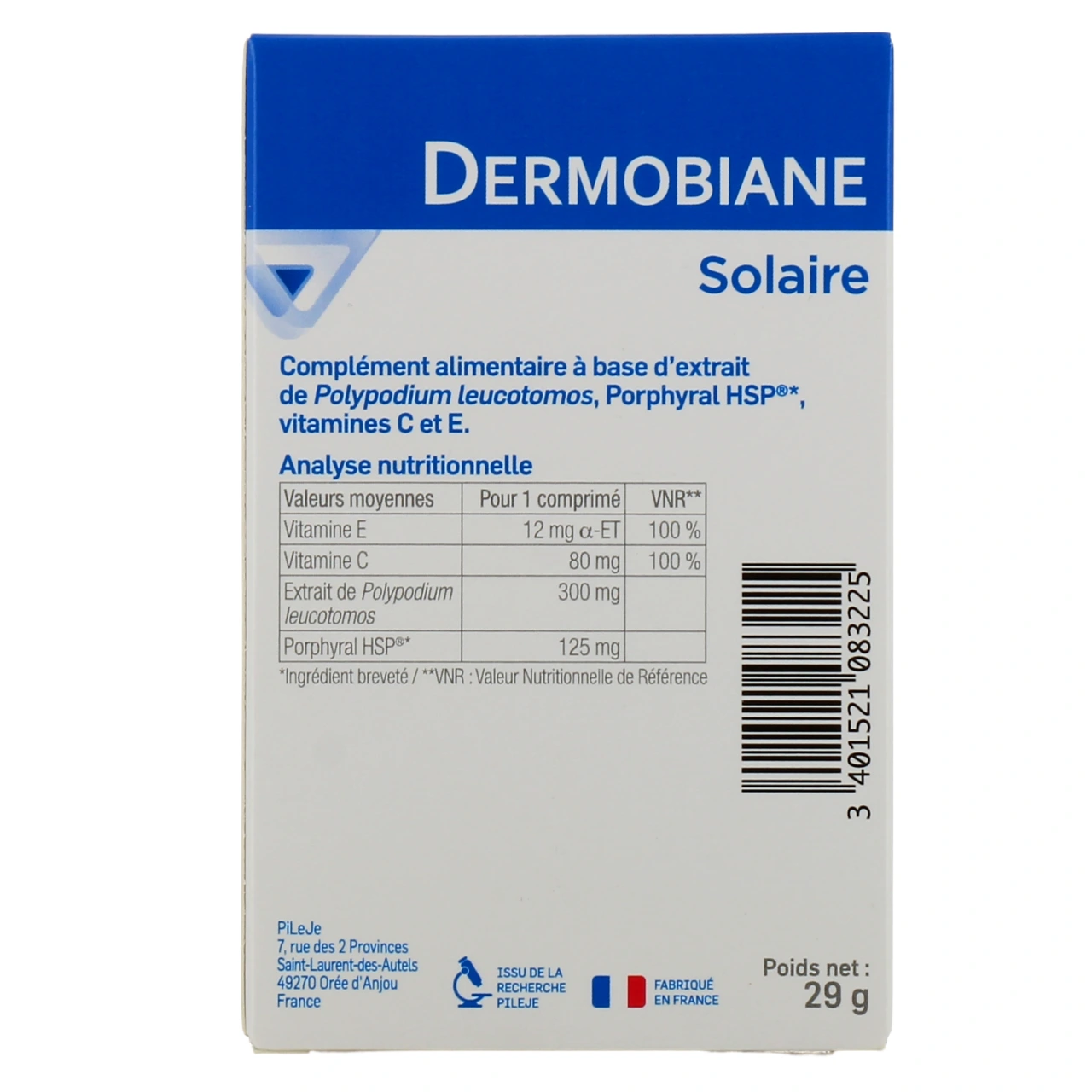 Pileje Dermobiane Solaire comprimés sécables - Vue 3