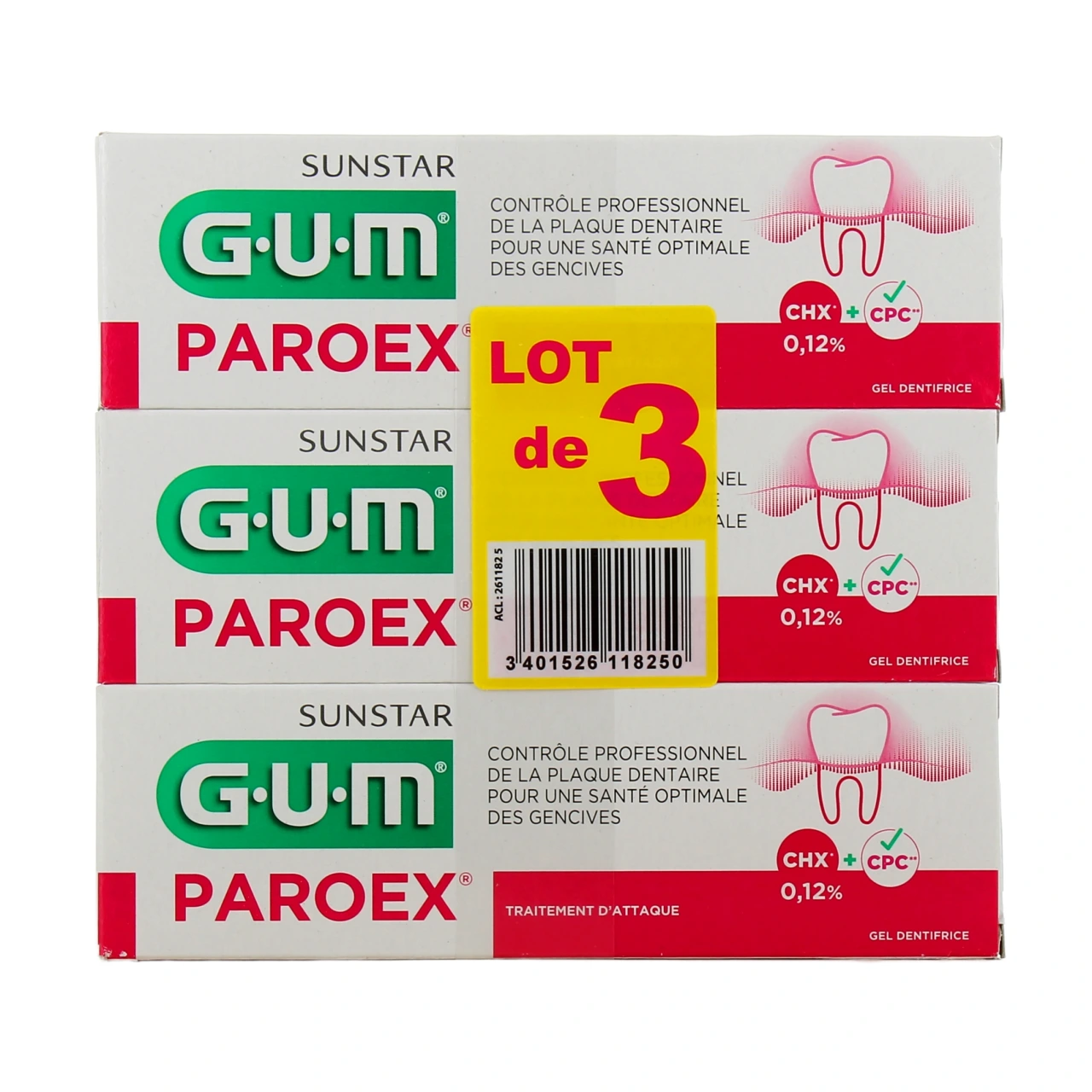 Gum Paroex Dentifrice - Vue 6