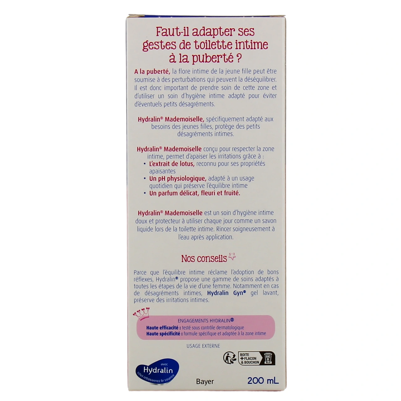 Hydralin Mademoiselle - Vue 3