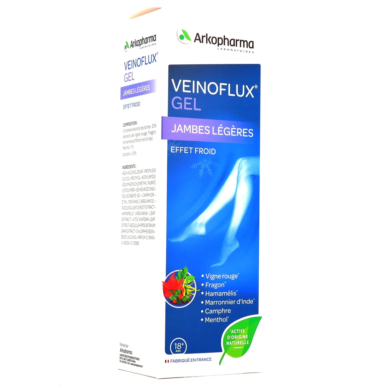 Veinoflux Jambes Légères Gel Effet Froid - Veinoflux