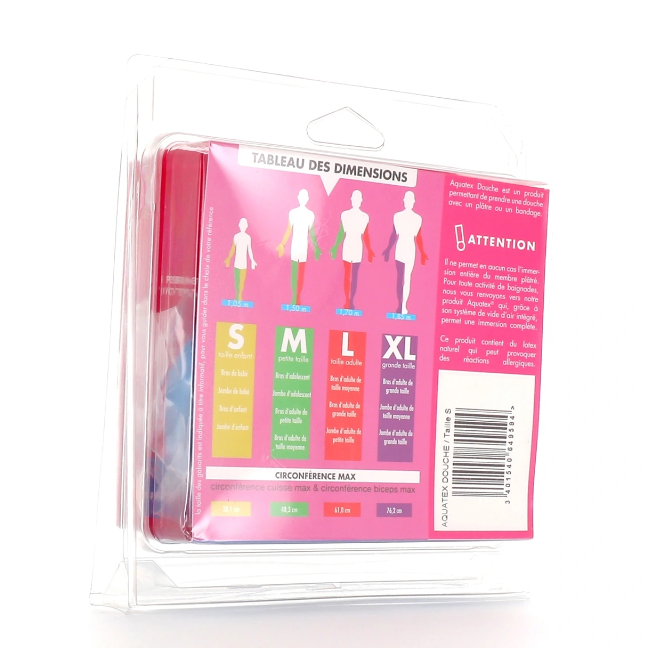 Aquatex Douche Protection Imperméable Bras et Jambe - Vue 2