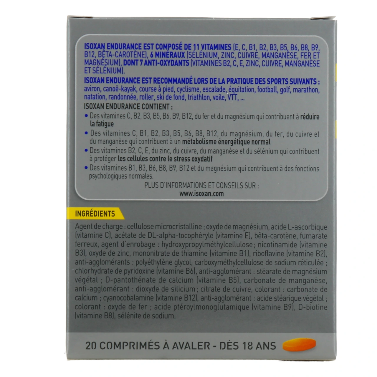 Isoxan Sport Endurance - Vue 3