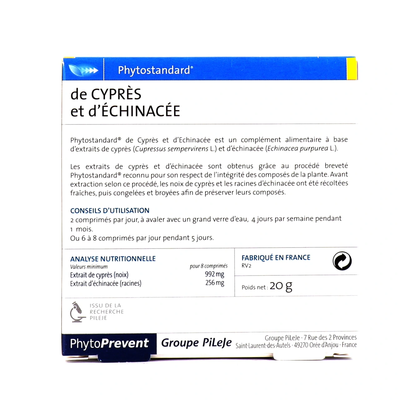 Pileje Phytostandard Cyprès Échinacée - Vue 7