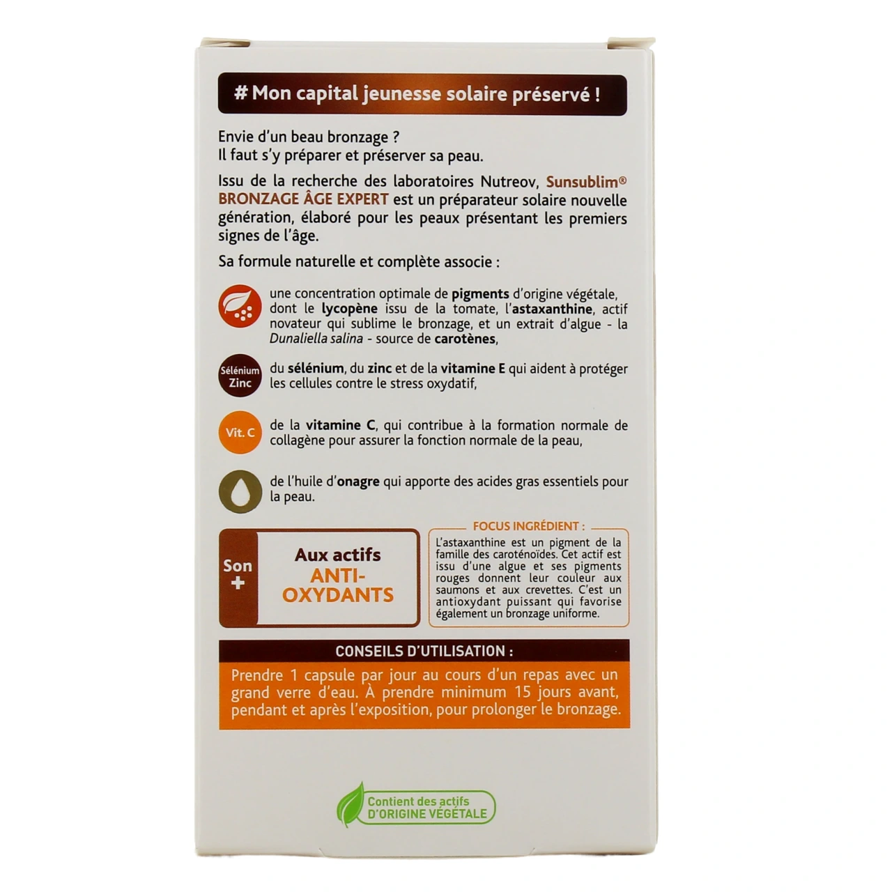 Sunsublim Solaire Bronzage Âge Expert - Vue 6
