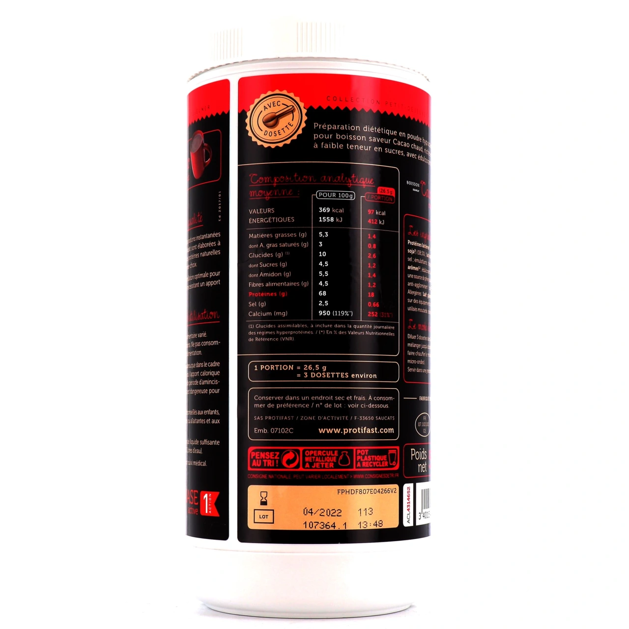 Protifast Boisson Saveur Cacao Chaud - Vue 4