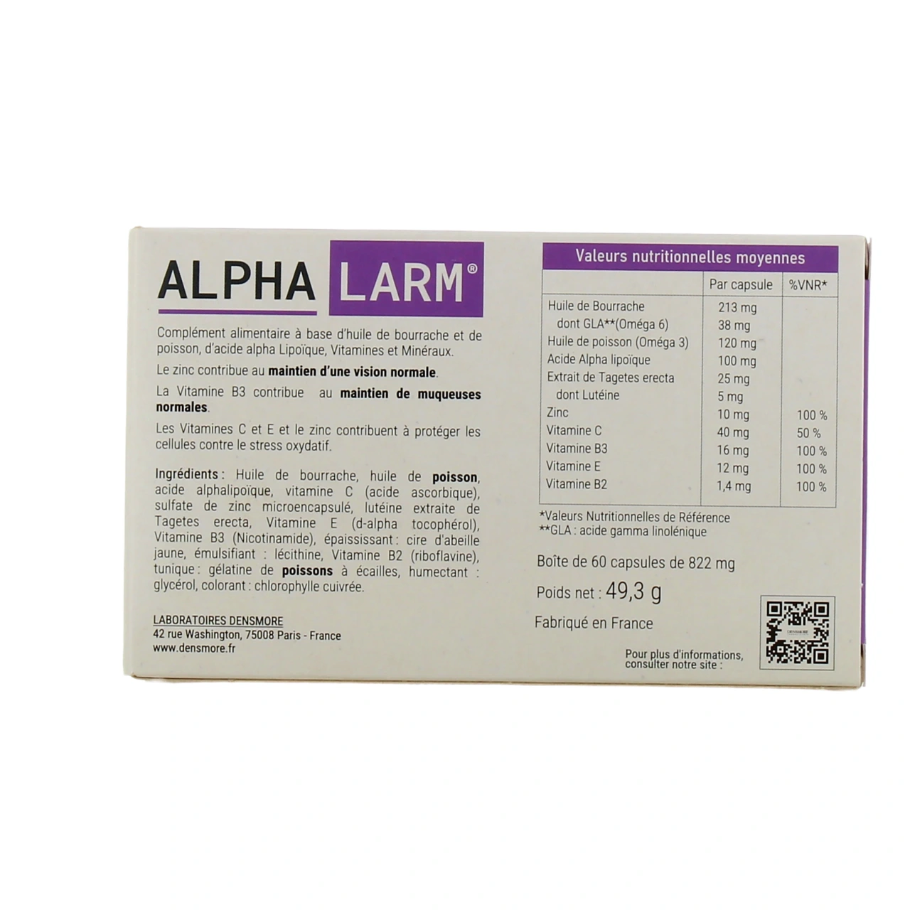 Densmore Alphalarm - Vue 3