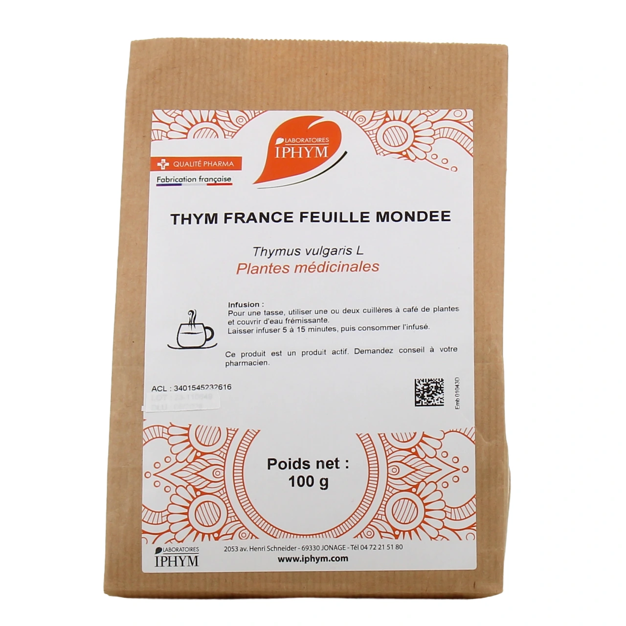 Iphym Thym France Feuille Mondée - Vue 2