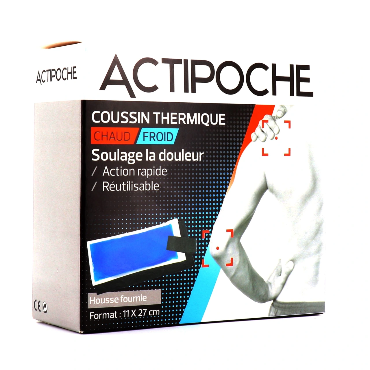 Actipoche Coussin Thermique Chaud Froid 11 x 27 cm - Actipoche