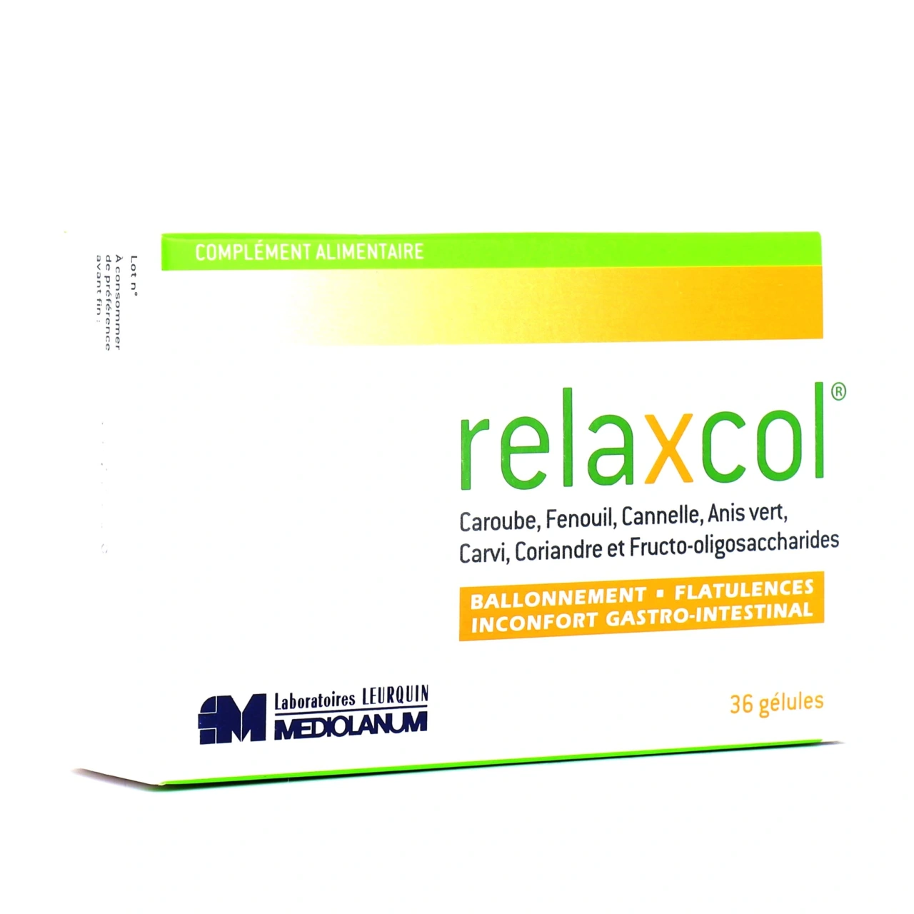 Relaxcol Ballonnements et Flatulences - Mediolanum