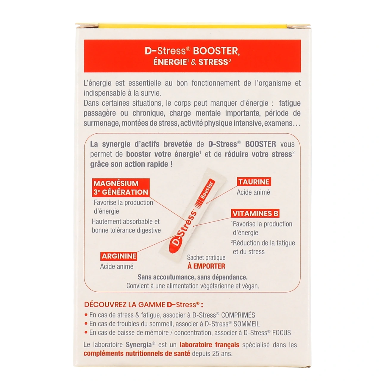 D-Stress Booster sachets - Vue 3