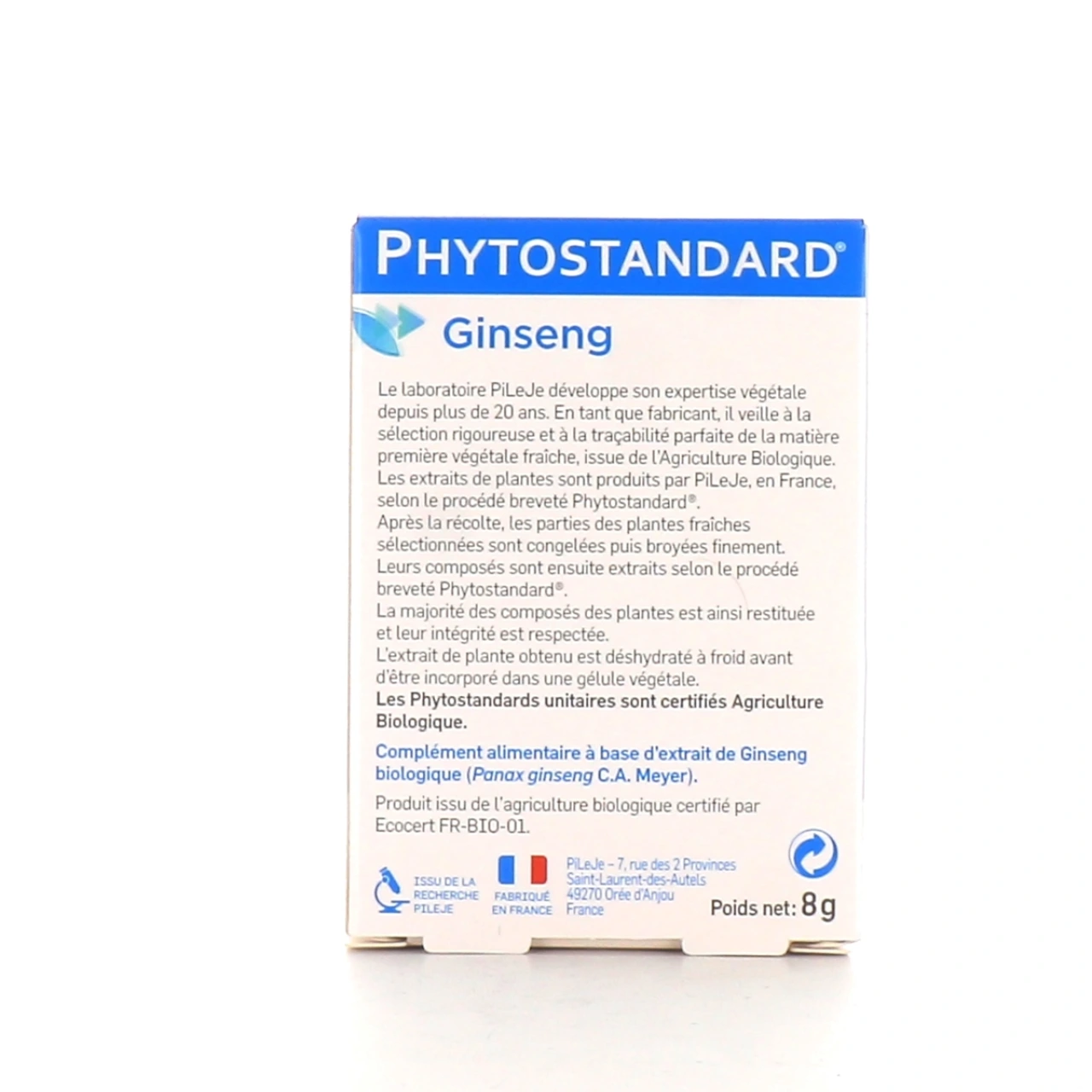 Pileje Phytostandard Ginseng - Vue 2