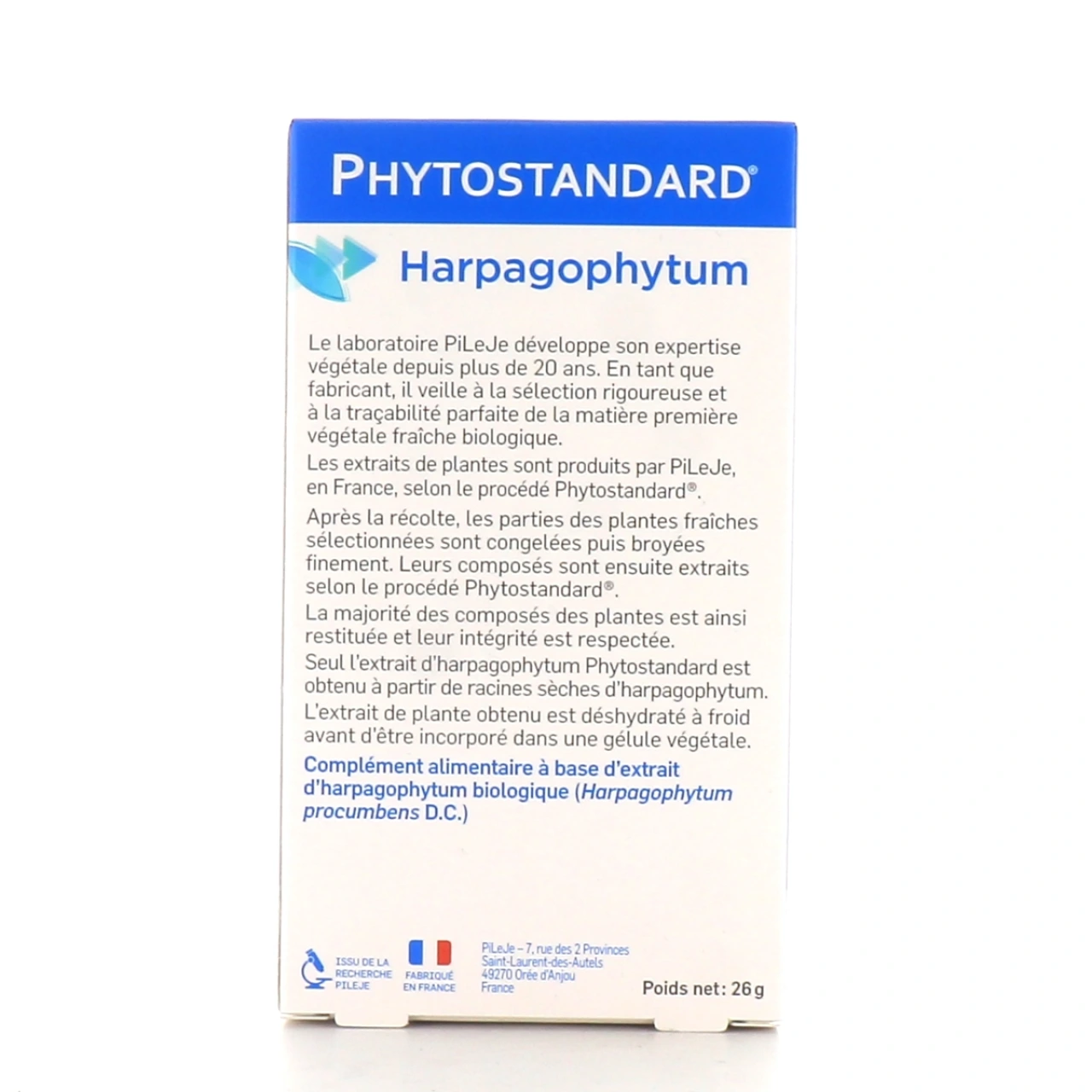 Pileje Phytostandard Harpagophytum - Vue 2