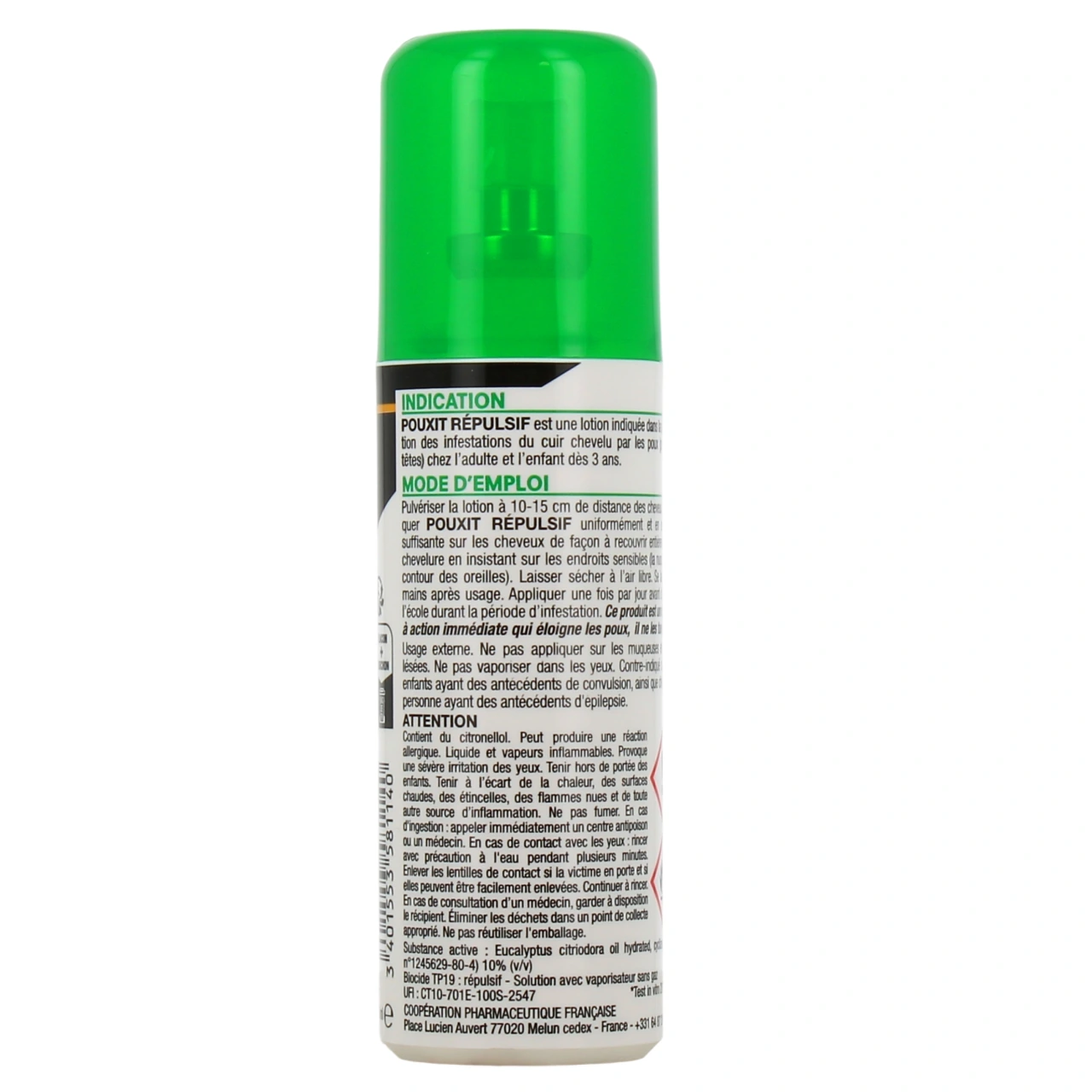 Pouxit Répulsif Spray Préventif Anti-Poux - Vue 3