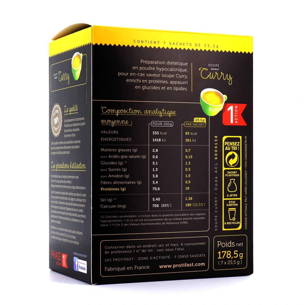 Protifast Soupe Curry - Vue 2