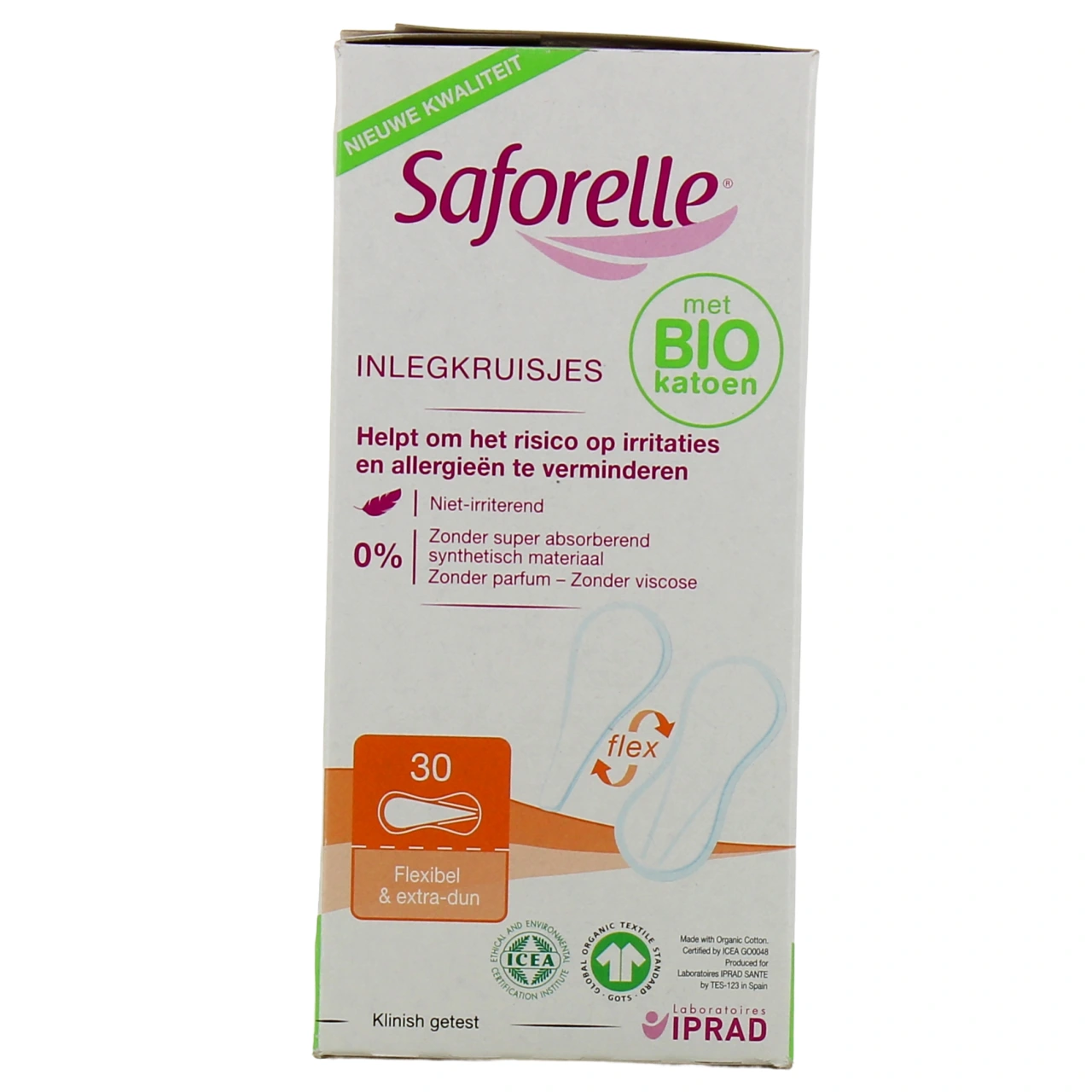 Saforelle Protège-slips flexibles et extra-fins en coton Bio - Vue 6