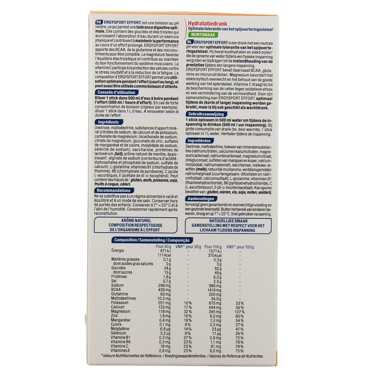 Ergysport Effort Boisson d'Hydratation - Vue 6