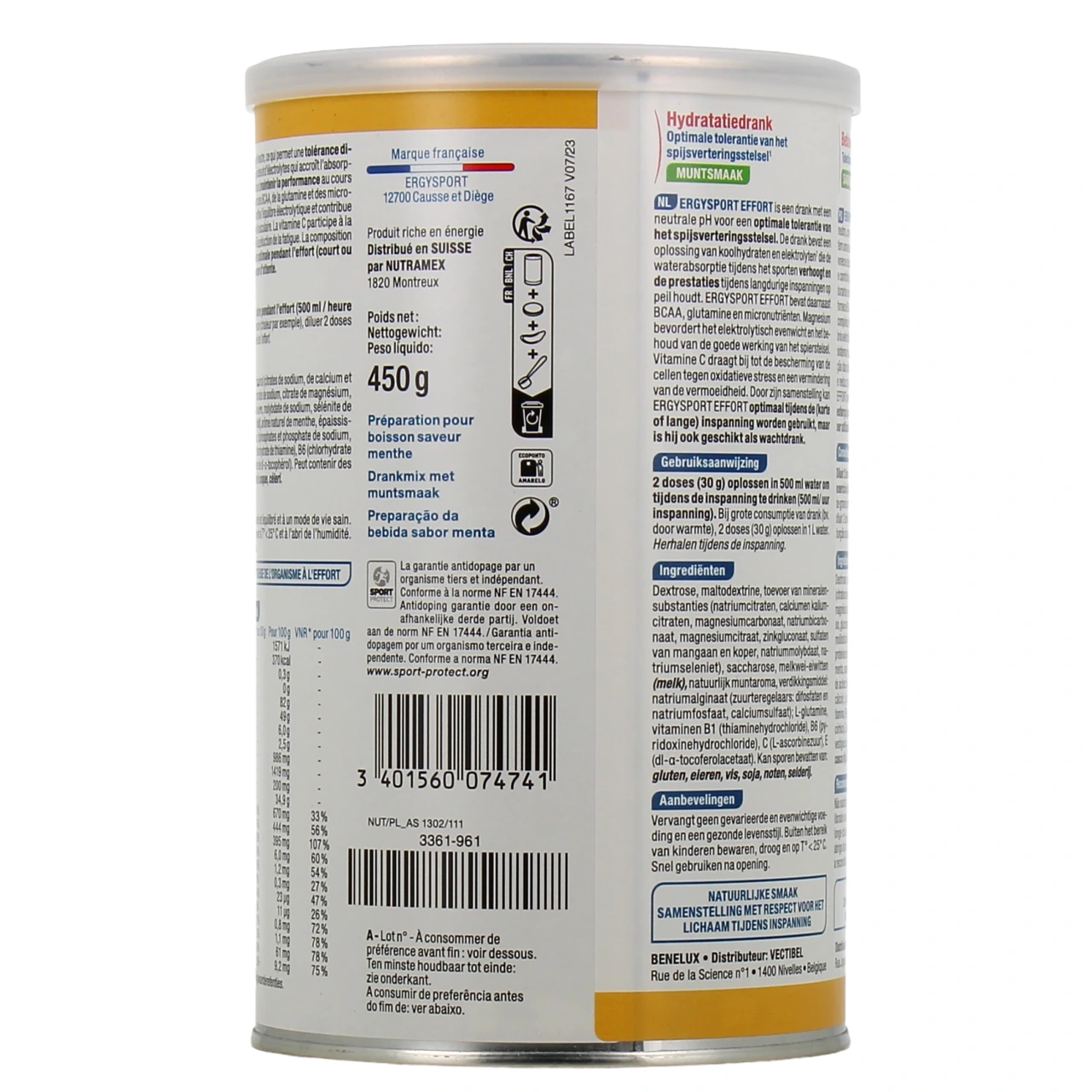 Ergysport Effort Boisson d'Hydratation - Vue 3