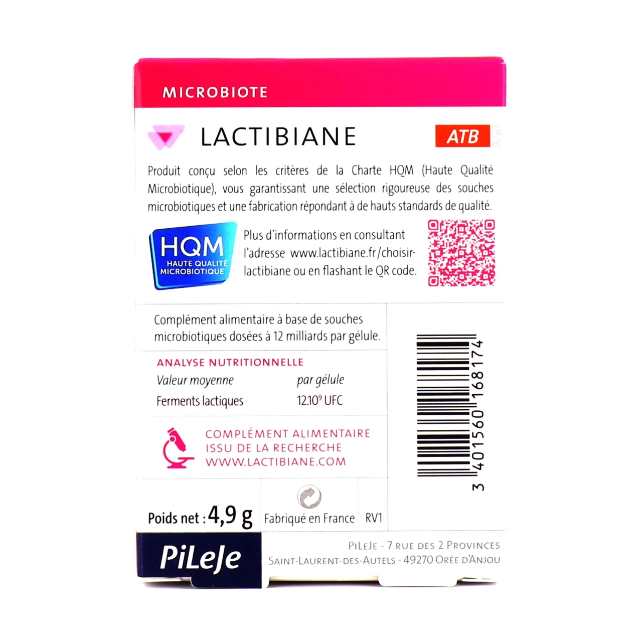 Pileje Lactibiane ATB - Vue 4