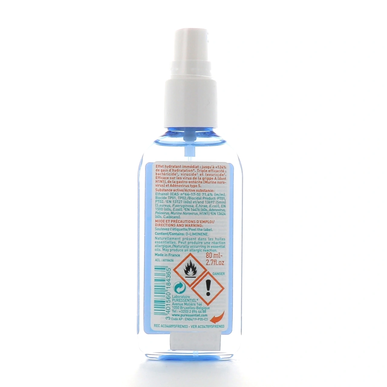 Lotion Spray Antibactérien Assainissant Mains et Surfaces - Vue 11