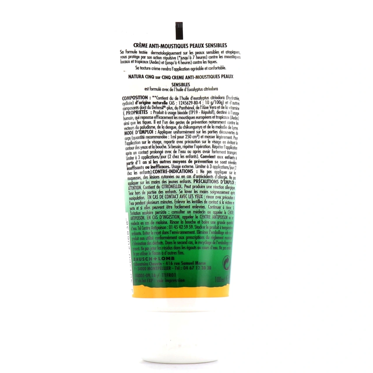 Cinq sur Cinq Crème anti-moustiques peaux sensibles - Vue 2