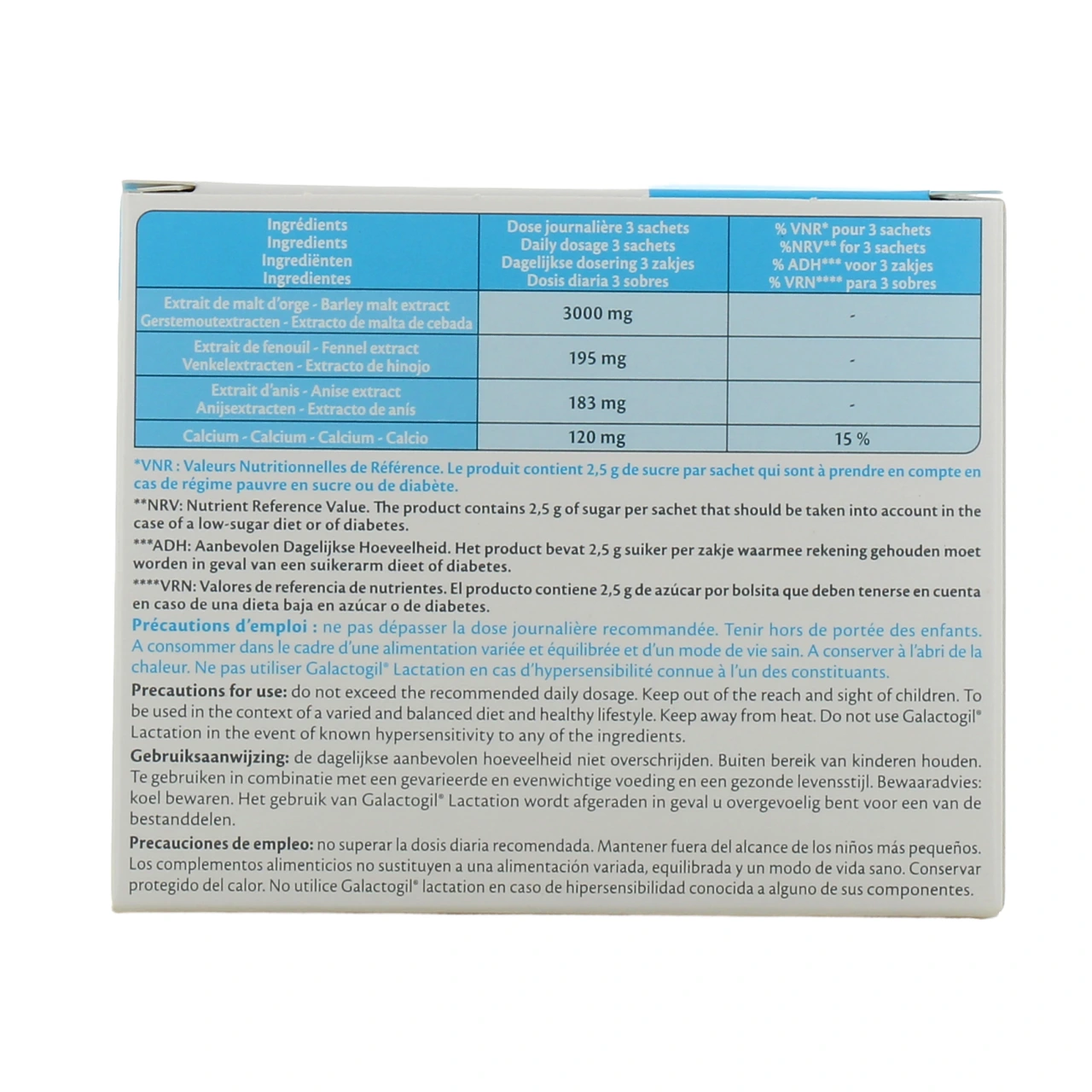 Galactogil Lactation - Vue 3
