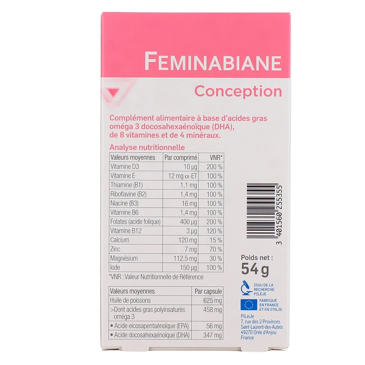 Feminabiane Conception - Vue 3