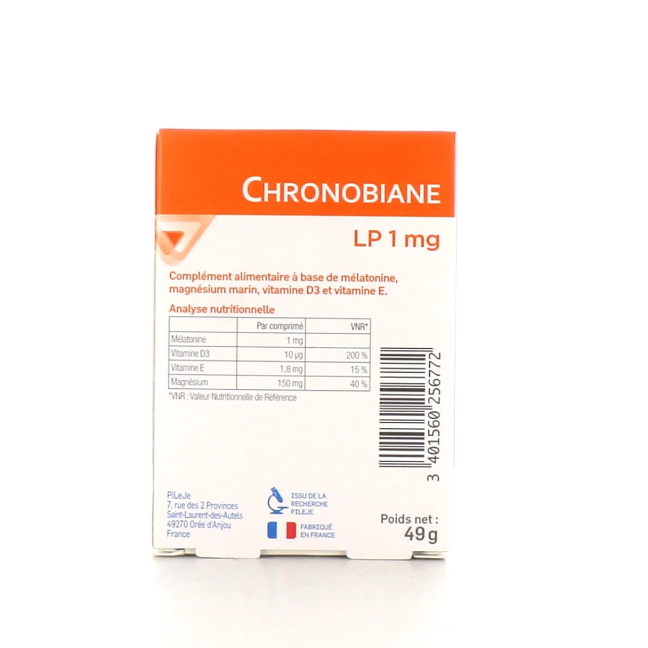 Pileje Chronobiane LP 1mg - Vue 5