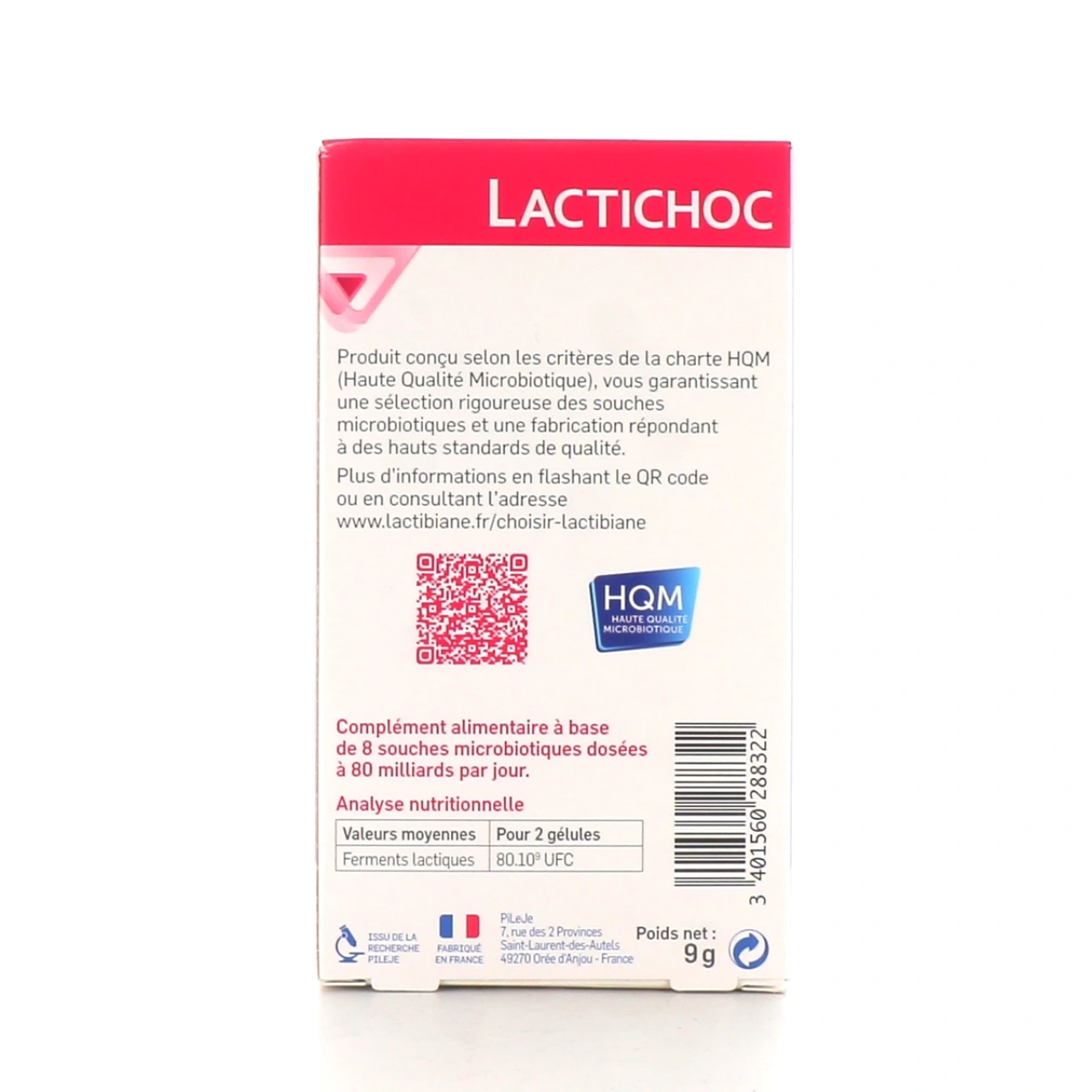 PILEJE Lactichoc - Vue 2