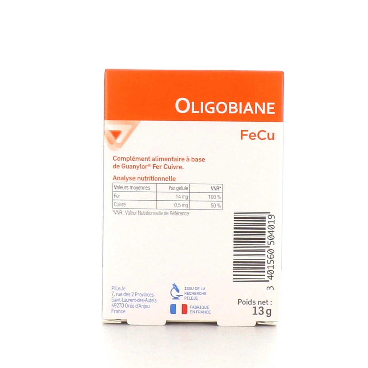 Pileje Oligobiane FeCu - Vue 2