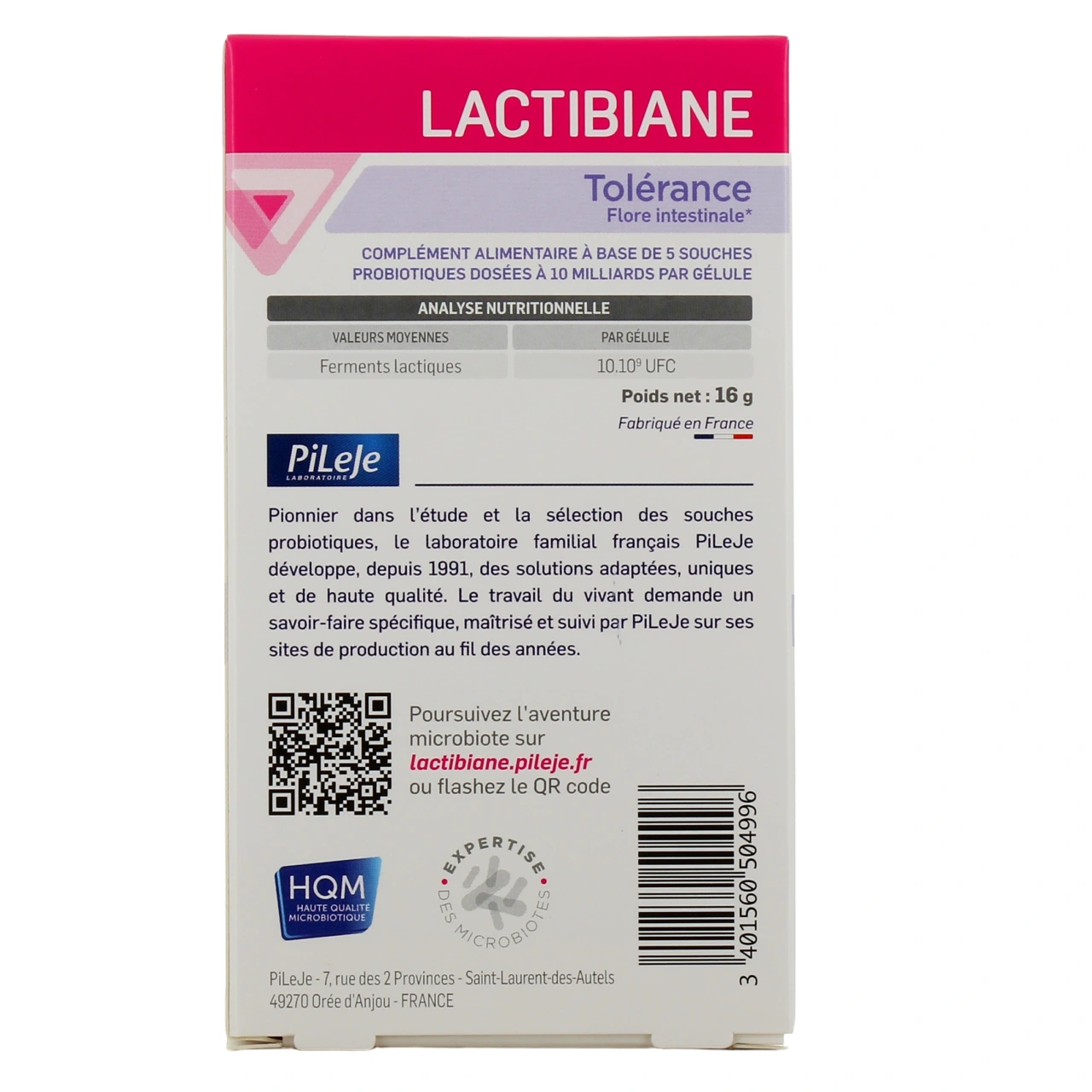 Lactibiane Tolérance - Vue 3