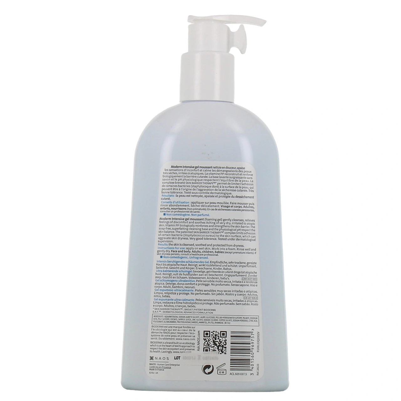 Bioderma Atoderm Intensive Gel Moussant - Vue 3