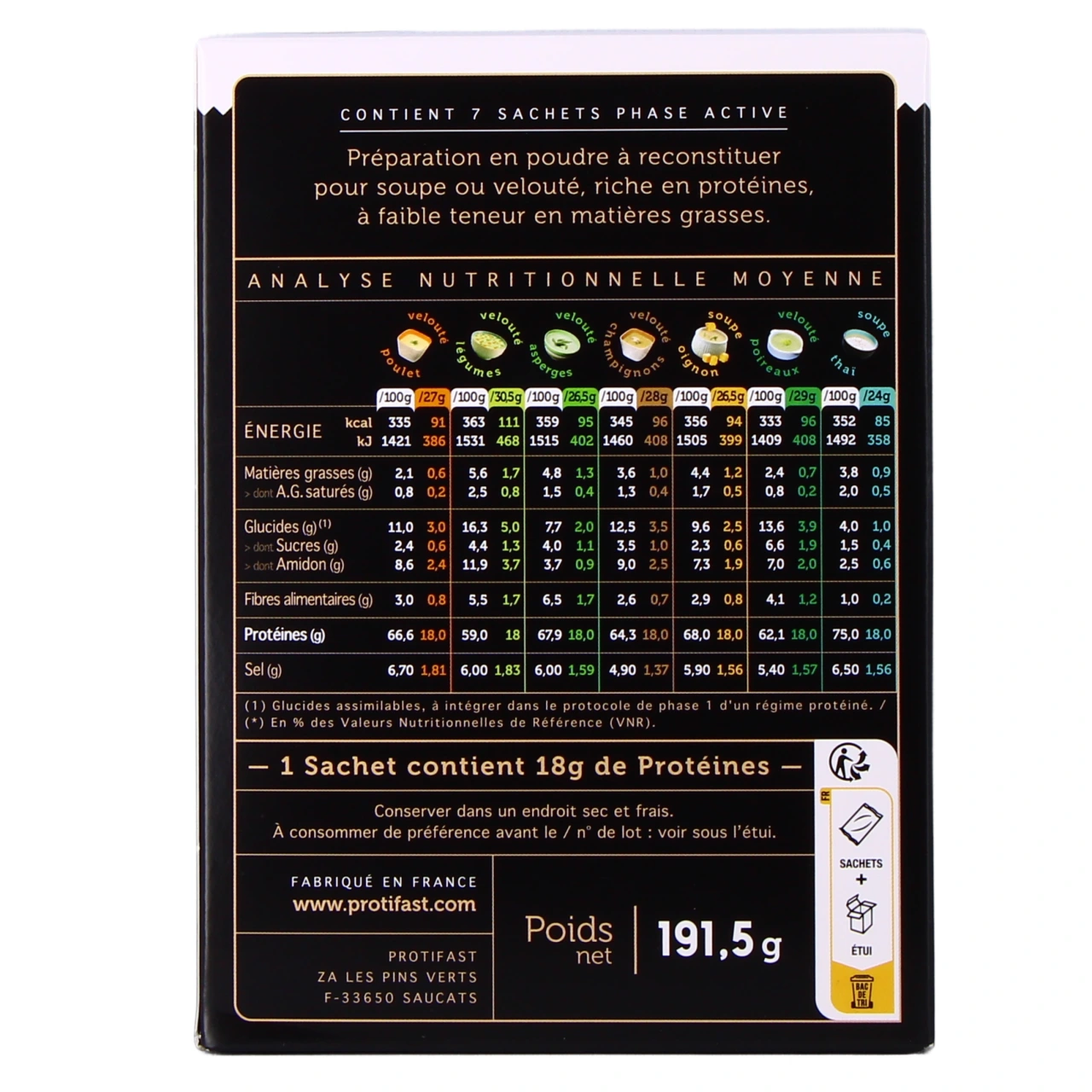 Protifast Assortiment Veloutés Potages 7 Saveurs - Vue 3