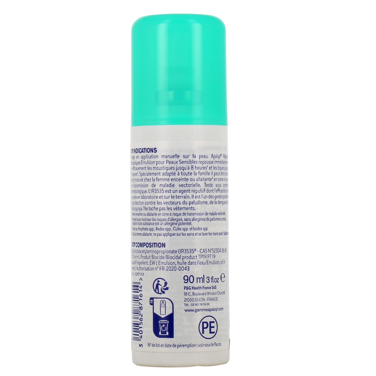 Apaisyl Répulsif Moustiques Emulsion Peaux Sensibles - Vue 3