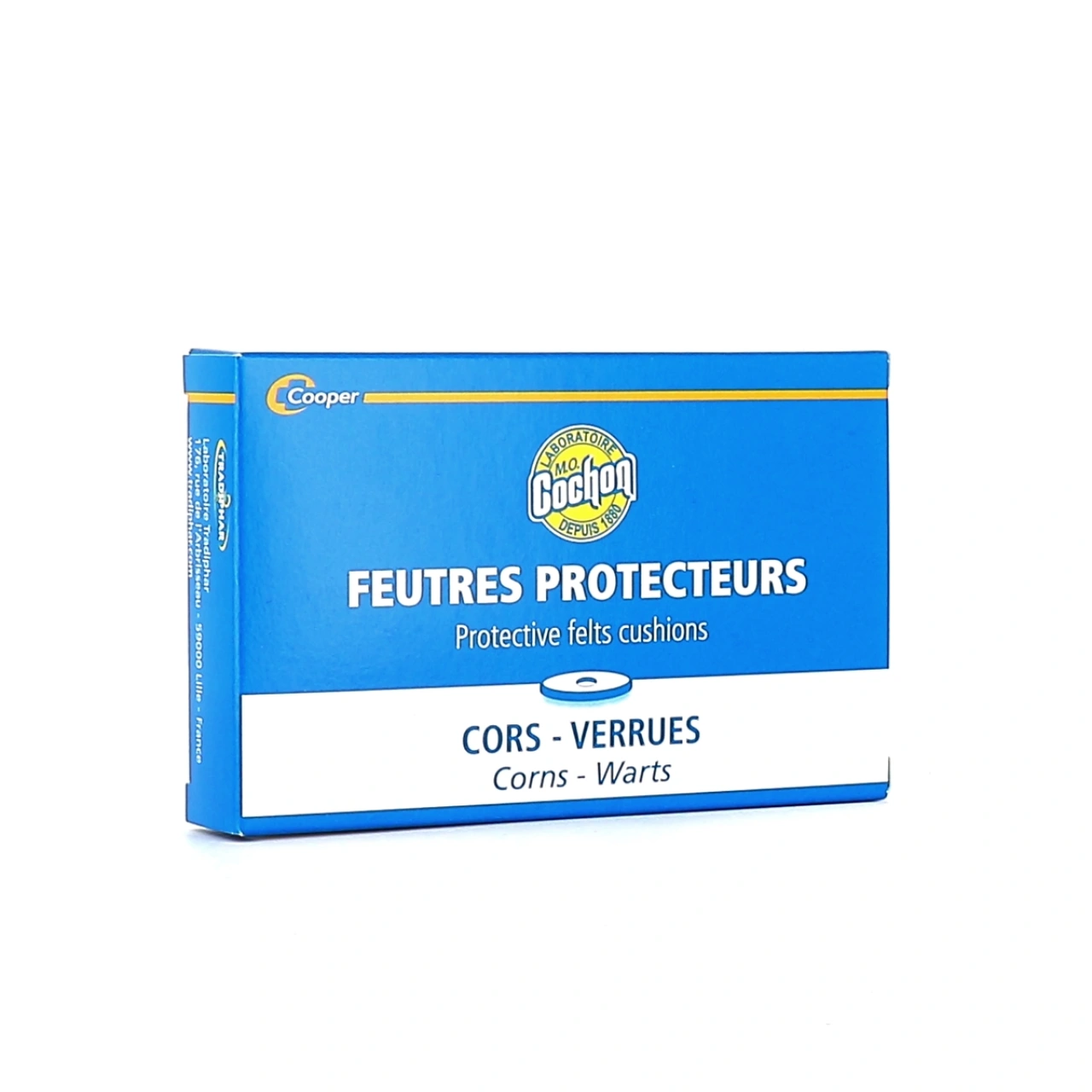 M.O. Cochon Feutres protecteurs Cors et Verrues 16 unités - Tradiphar