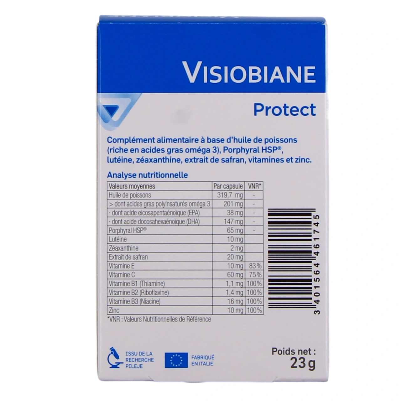 Pileje Visiobiane Protect - Vue 3
