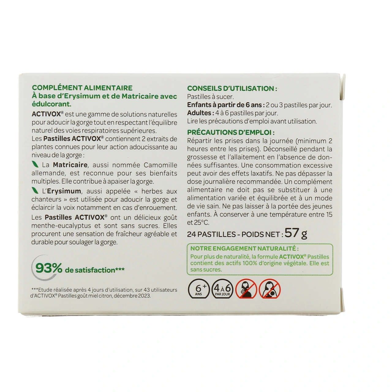 Activox Pastilles Menthe Eucalyptus - Vue 3
