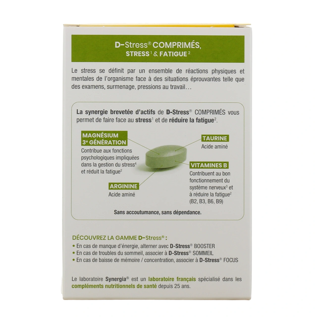 D-Stress comprimés - Vue 3