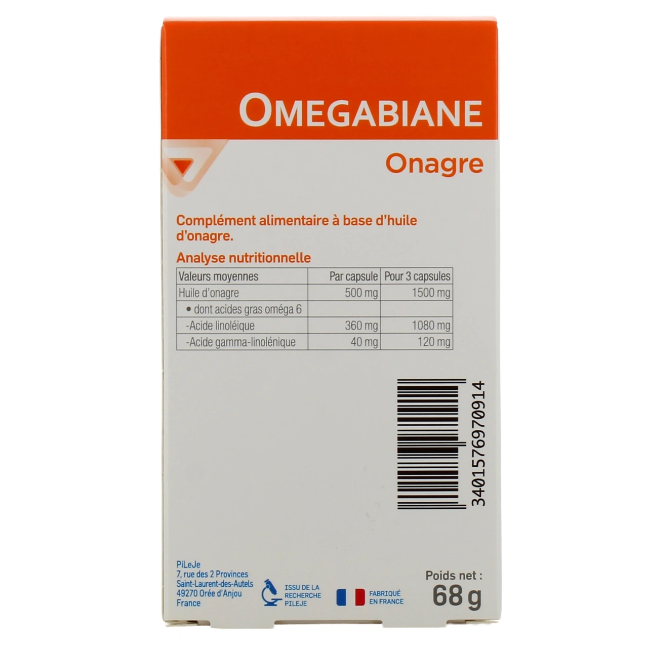 Pileje Omegabiane Onagre - Vue 3